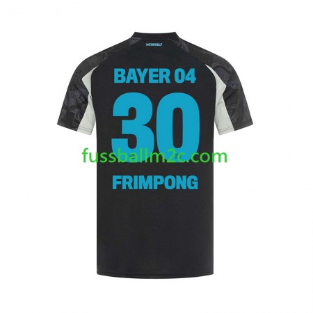 Fußballtrikots Bayer 04 Leverkusen Frimpong 30 Ausweich Trikotsatz 2024-2025